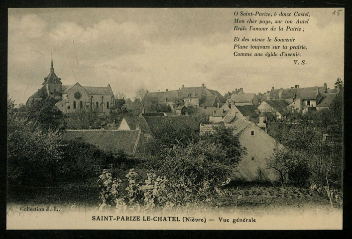 SAINT-PARIZE-LE-CHATEL (Nièvre) - Vue générale