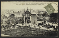 26 Tombeau de la Vénérable Soeur Marie-Bernard Soubirous (Bernadette) et vue sur la ville, prise de la terrasse du Couvent Saint-Gildard, à NEVERS
