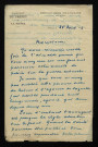 DHOMMÉE (Léon), préfet de la Nièvre (né en 1875) : 2 lettres.