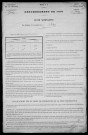 Bitry : recensement de 1901