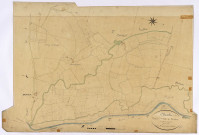 Châtillon-en-Bazois, cadastre ancien : plan parcellaire de la section C dite de Bernière, feuille 1