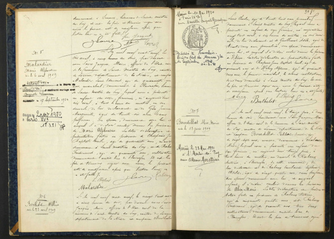 Saint-Martin-du-Puy : actes d'état civil.