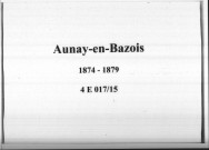 Aunay-en-Bazois : actes d'état civil.