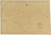 Limanton, cadastre ancien : plan parcellaire de la section A dite de Cordier, feuille 3