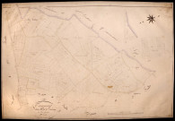 Tannay, cadastre ancien : plan parcellaire de la section B dite de Tannay, feuille 1