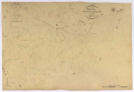 Bazoches, cadastre ancien : plan parcellaire de la section C dite de Champignolle, feuille 2