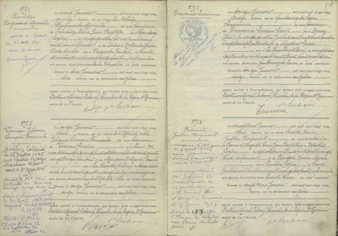 La Charité-sur-Loire : actes d'état civil.