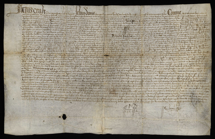 Contentieux (procédure civile). - Succession Ribaton, anticipation d'héritages par Jean Ravays notaire royal et Marie Ribatonne sa femme à Bessais-le-Fromental (département du Cher) contre Philippes Ribaton bourgeois à Valigny-le-Monial (département de l'Allier) : traité de partage.