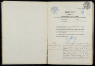 Mars-sur-Allier : actes d'état civil.