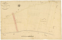 Mesves-sur-Loire, cadastre ancien : plan parcellaire de la section A dite des Brosses, feuille 5