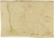 Mont-et-Marré, cadastre ancien : plan parcellaire de la section D dite de Semelin, feuille 2