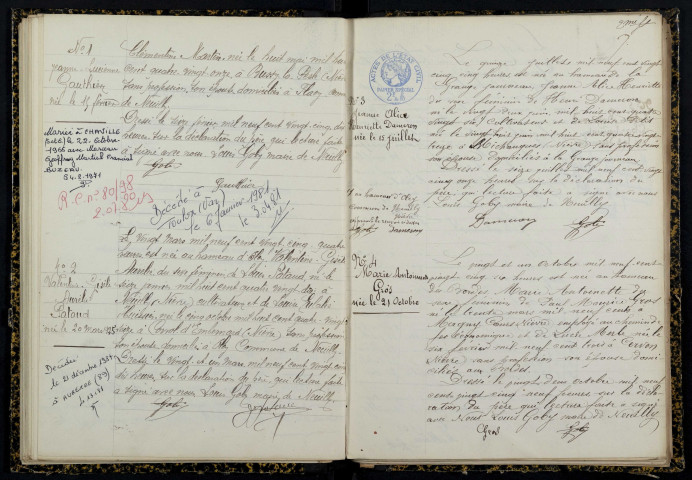 Neuilly : actes d'état civil.