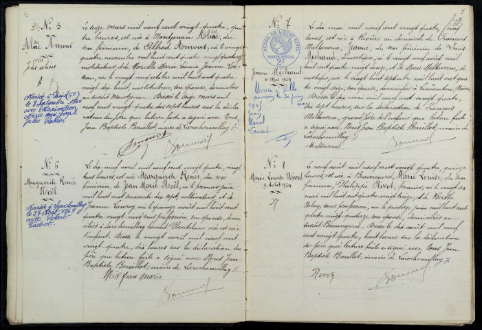 Larochemillay : actes d'état civil.