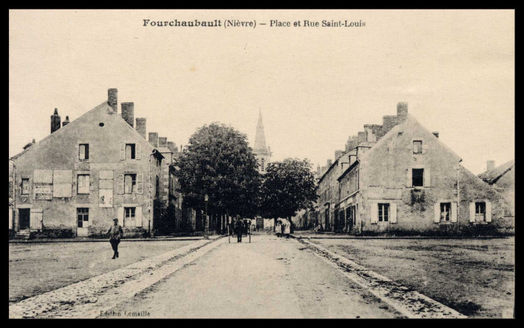 Fourchambault (Nièvre) – Place et Rue Saint-Louis
