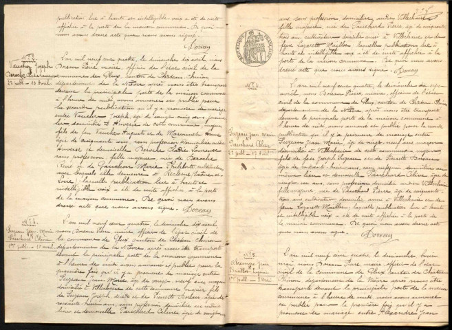 Glux-en-Glenne : actes d'état civil.