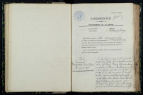 Champlemy : actes d'état civil.