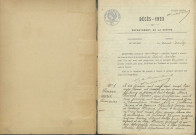 Saint-Saulge : actes d'état civil (décès).