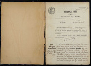 Crux-la-Ville : actes d'état civil.