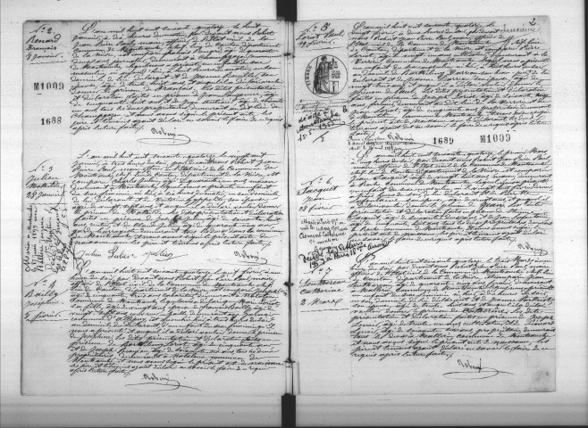 Montsauche-les-Settons : actes d'état civil.