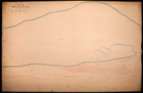 Tracy-sur-Loire, cadastre ancien : plan parcellaire de la section E dite de Tracy, feuilles 2, 7 et 8, annexe