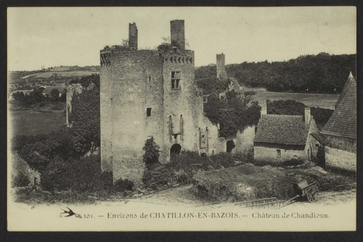 MAUX – 101 – Environs de CHATILLON-EN-BAZOIS. - Château de Chandioux