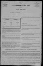 Saint-Seine : recensement de 1901