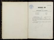 Marcy : actes d'état civil.