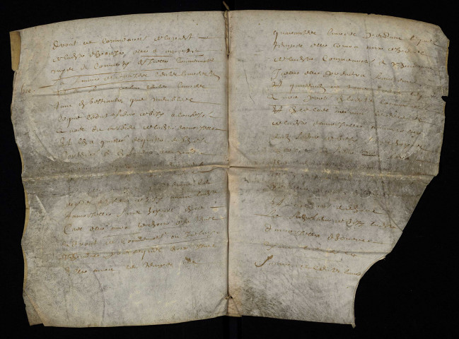 Contentieux. - Succession Berthier seigneur de Bizy (commune de Parigny-les-Vaux), confirmation d'alliance avec Pincard : certificat de mariage du 5 février 1663.