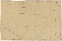 Millay, cadastre ancien : plan parcellaire de la section C dite de Montigny, feuille 3