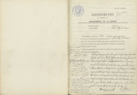 Suilly-la-Tour : actes d'état civil.