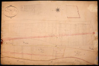 Tracy-sur-Loire, cadastre ancien : plan parcellaire de la section E dite de Tracy, feuille 5