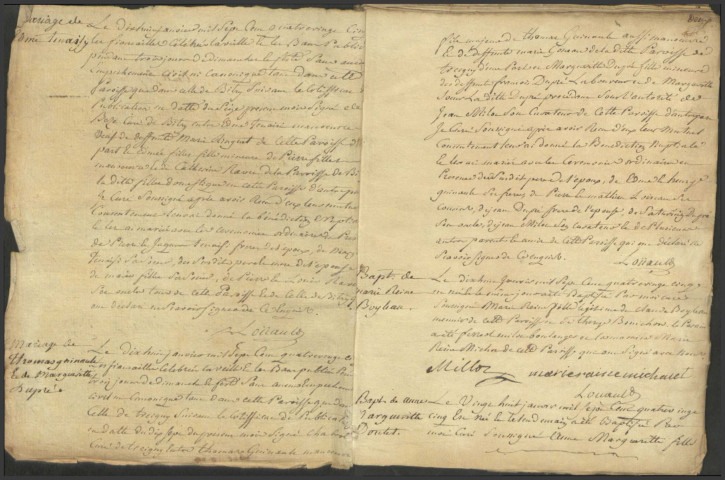 Saint-Amand-en-Puisaye : registres paroissiaux.