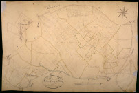 Saint-Benin-des-Bois, cadastre ancien : plan parcellaire de la section B dite du Bourg, feuille 5