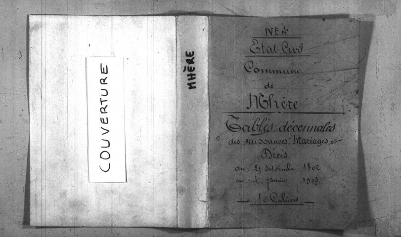 Mhère : tables décennales.