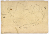 Arzembouy, cadastre ancien : plan parcellaire de la section A dite des Bois de Rosay, feuille 1