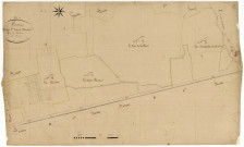 Mesves-sur-Loire, cadastre ancien : plan parcellaire de la section C dite de Charrant, feuille 3