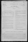 Millay : recensement de 1891