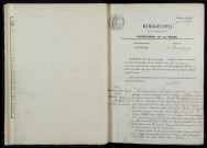 Guérigny : actes d'état civil.