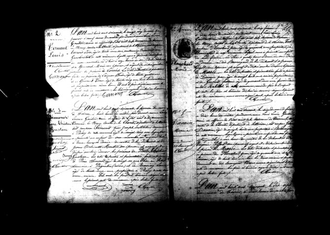 Varennes-lès-Narcy : actes d'état civil.