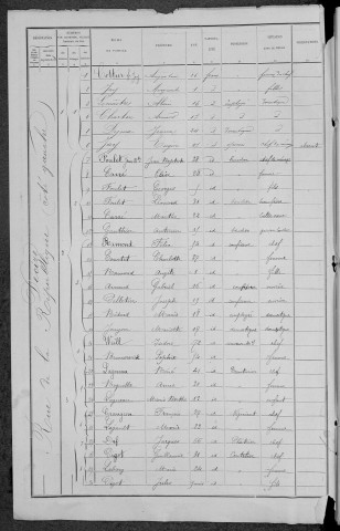 Decize : recensement de 1891