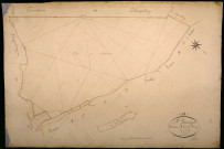 Saint-Bonnot, cadastre ancien : plan parcellaire de la section A dite du Bourg, feuille 1
