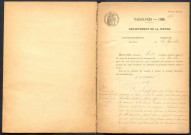 La Marche : actes d'état civil.