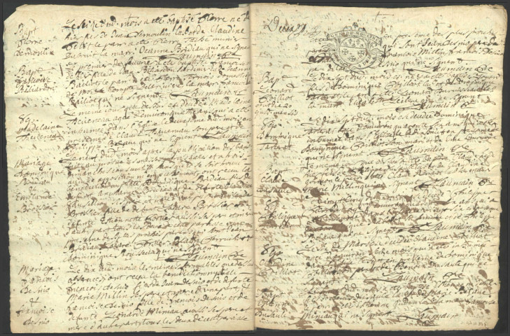 Montigny-en-Morvan : registres paroissiaux.