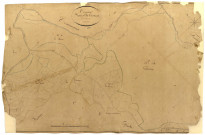 Corancy, cadastre ancien : plan parcellaire de la section C dite de la Manille, feuille 1