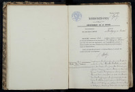 Montigny-en-Morvan : actes d'état civil.