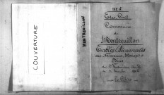 Montreuillon : tables décennales.