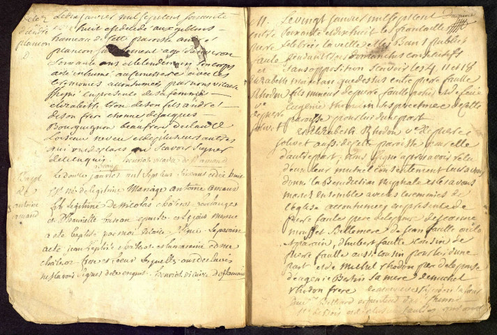 Saint-Amand-en-Puisaye : registres paroissiaux.