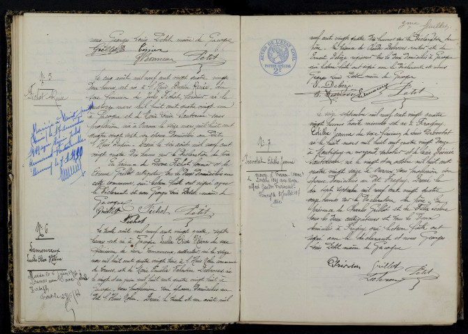 Gâcogne : actes d'état civil.