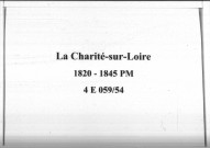 La Charité-sur-Loire : actes d'état civil.