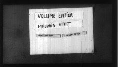 Poil : registres paroissiaux de la collection communale.